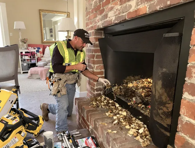 Safe screening installation by Montclair Chimney Sweep in Montclair, CA