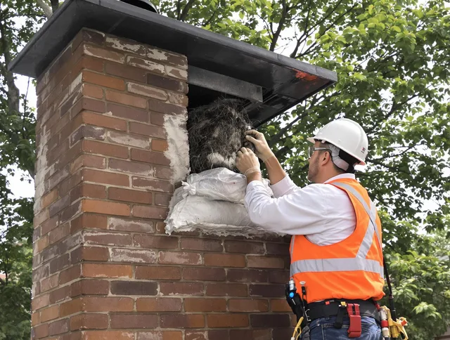 Humane removal of debris and animals by Montclair Chimney Sweep in Montclair, CA