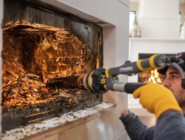 Professional chimney cleaning by Montclair Chimney Sweep in Montclair, CA