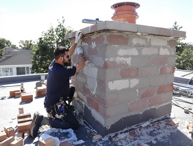 Advanced chimney repair process by Montclair Chimney Sweep in Montclair, CA