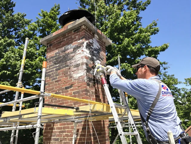 Structural chimney repair by Montclair Chimney Sweep in Montclair, CA