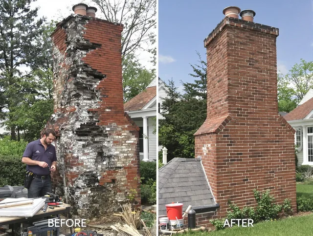 Montclair Chimney Sweep performing a full chimney restoration in Montclair, CA