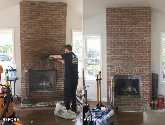 Finished chimney sweeping service by Montclair Chimney Sweep in Montclair, CA
