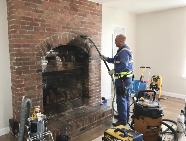Montclair Chimney Sweep expert performing detailed chimney sweep in Montclair, CA