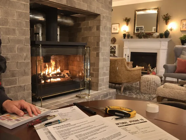 Montclair Chimney Sweep verifying fireplace safety measures in Montclair, CA